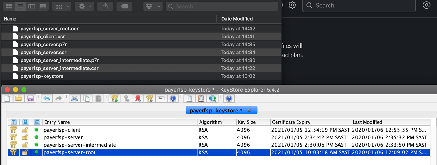 keystore explorer tls certificates in file explorer